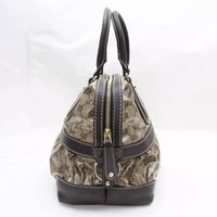 Gucci Monogram Mix Satchel-Bags-Gucci-Brown-JustGorgeousStudio.com