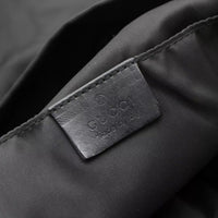 Gucci Nylon Drawstring Bucket Tote Bag-Bags-Gucci-Black-JustGorgeousStudio.com
