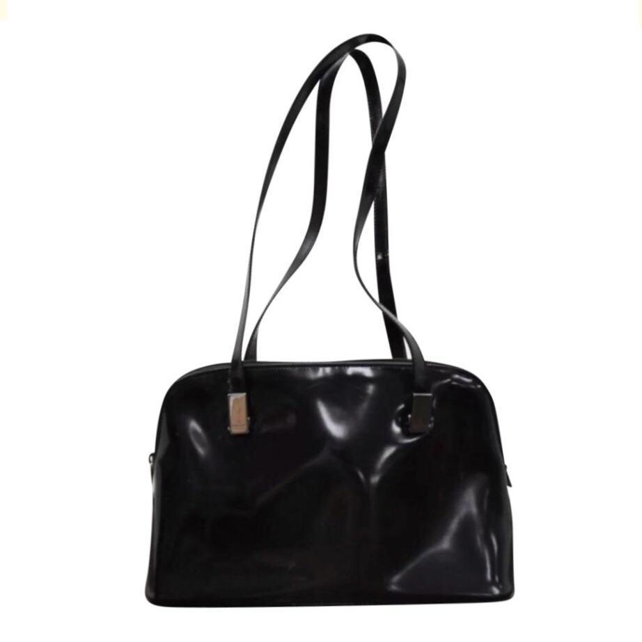 gucci tote bag black leather