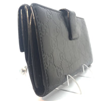 Gucci Signature Long Wallet-Wallets & Clutches-Gucci-Black-JustGorgeousStudio.com