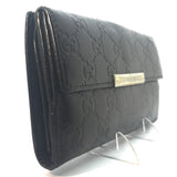 Gucci Signature Long Wallet-Wallets & Clutches-Gucci-Black-JustGorgeousStudio.com