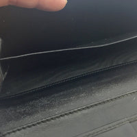 Gucci Signature Long Wallet-Wallets & Clutches-Gucci-Black-JustGorgeousStudio.com