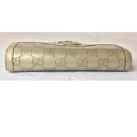 Gucci Signature Long Wallet-Wallets & Clutches-Gucci-Gold-JustGorgeousStudio.com