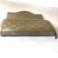 Gucci Signature Long Wallet-Wallets & Clutches-Gucci-Gold-JustGorgeousStudio.com