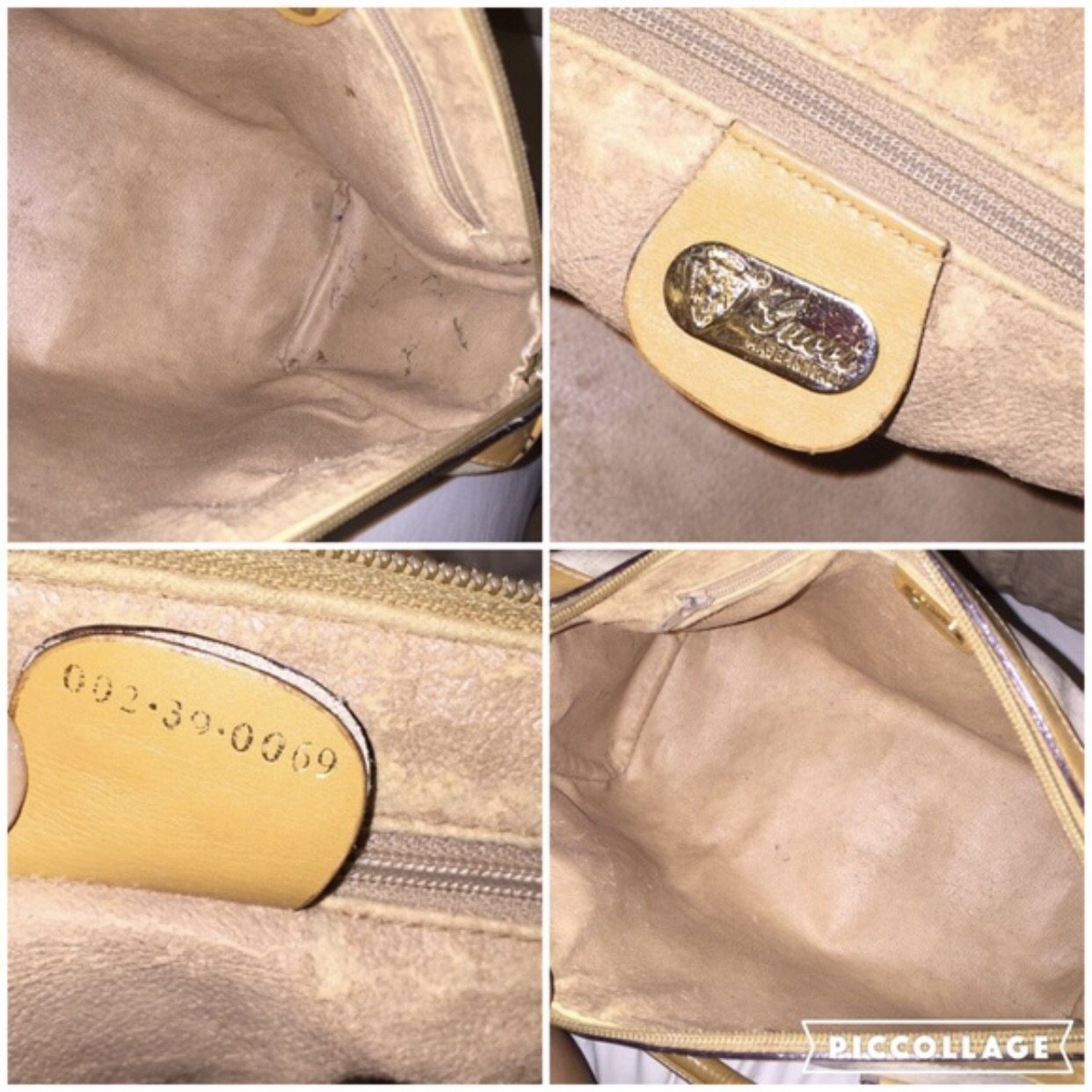 Authentic Vintage Gucci monogram speedy bag