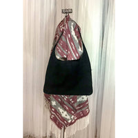 Gucci Suede Looping Hobo Bag-Bags-Gucci-Black-JustGorgeousStudio.com