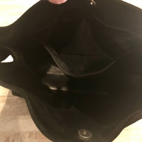 Gucci Suede Looping Hobo Bag-Bags-Gucci-Black-JustGorgeousStudio.com