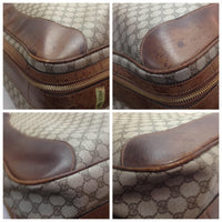 Gucci Supreme Monogram GG Large Web Suitcase-Bags-Gucci-Brown-JustGorgeousStudio.com