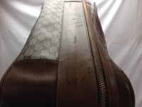 Gucci Supreme Monogram GG Large Web Suitcase-Bags-Gucci-Brown-JustGorgeousStudio.com