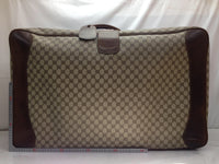 Gucci Supreme Monogram GG Large Web Suitcase-Bags-Gucci-Brown-JustGorgeousStudio.com