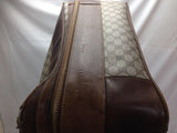 Gucci Supreme Monogram GG Large Web Suitcase-Bags-Gucci-Brown-JustGorgeousStudio.com