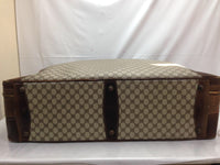 Gucci Supreme Monogram GG Large Web Suitcase-Bags-Gucci-Brown-JustGorgeousStudio.com