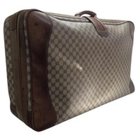 Gucci Supreme Monogram GG Large Web Suitcase-Bags-Gucci-Brown-JustGorgeousStudio.com