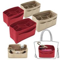 Handbag Organizer Shaper Insert-Bags-Just Gorgeous Studio-Red-M-JustGorgeousStudio.com