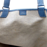 Hermes Apron Tote Bag - RARE-Bags-Hermes-blue/linen-JustGorgeousStudio.com