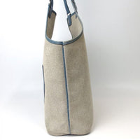Hermes Apron Tote Bag - RARE-Bags-Hermes-blue/linen-JustGorgeousStudio.com