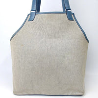 Hermes Apron Tote Bag - RARE-Bags-Hermes-blue/linen-JustGorgeousStudio.com