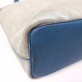 Hermes Apron Tote Bag - RARE-Bags-Hermes-blue/linen-JustGorgeousStudio.com