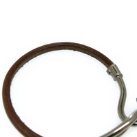 Hermes Jumbo Hook Bracelet-Jewelry, Watches, & Sunglasses-Hermes-Dark Brown-JustGorgeousStudio.com