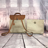 Hermes Toile Herbag Backpack-Bags-Hermes-Tan-JustGorgeousStudio.com