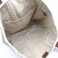 Hermès Toile Rouched Tote-Bags-Hermes-tan/linen-JustGorgeousStudio.com