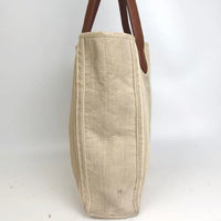 Hermès Toile Rouched Tote-Bags-Hermes-tan/linen-JustGorgeousStudio.com