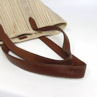 Hermès Toile Rouched Tote-Bags-Hermes-tan/linen-JustGorgeousStudio.com