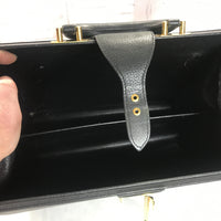 Hermes Vintage Doctor Bag-Bags-Hermes-Black/Gold-JustGorgeousStudio.com