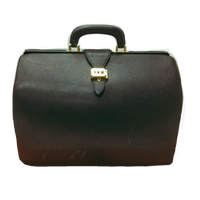 Hermes Vintage Doctor Bag-Bags-Hermes-Black/Gold-JustGorgeousStudio.com