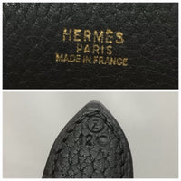 Hermes Vintage Doctor Bag-Bags-Hermes-Black/Gold-JustGorgeousStudio.com