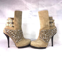 Jeffrey Campbell Carnegie, Size 7.5-Clothing, Shoes & Accessories-Jeffrey Campbell-7.5-Beige-JustGorgeousStudio.com