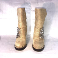 Jeffrey Campbell Carnegie, Size 7.5-Clothing, Shoes & Accessories-Jeffrey Campbell-7.5-Beige-JustGorgeousStudio.com