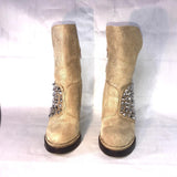 Jeffrey Campbell Carnegie, Size 7.5-Clothing, Shoes & Accessories-Jeffrey Campbell-7.5-Beige-JustGorgeousStudio.com