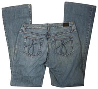 Juicy Couture Medium Wash Flare Leg Jeans Size 25-Clothing, Shoes & Accessories-Juicy Couture-Blue-JustGorgeousStudio.com