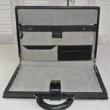 Laptop Tablet Case Travel Desk-Bags-Just Gorgeous Studio-black/gold/grey-JustGorgeousStudio.com