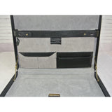 Laptop Tablet Case Travel Desk-Bags-Just Gorgeous Studio-black/gold/grey-JustGorgeousStudio.com