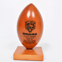 Limited Edition Superbowl 1986 Bears V Patriots-Sports Memorabilia-Just Gorgeous Studio-Brown-JustGorgeousStudio.com