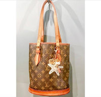 Louis Vuitton Bucket PM or GM-Bags-Louis Vuitton-PM/Small-Brown-JustGorgeousStudio.com