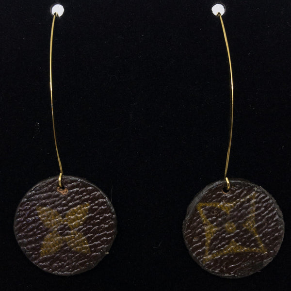 Jewelry, Repurposed Louis Vuitton Earrings