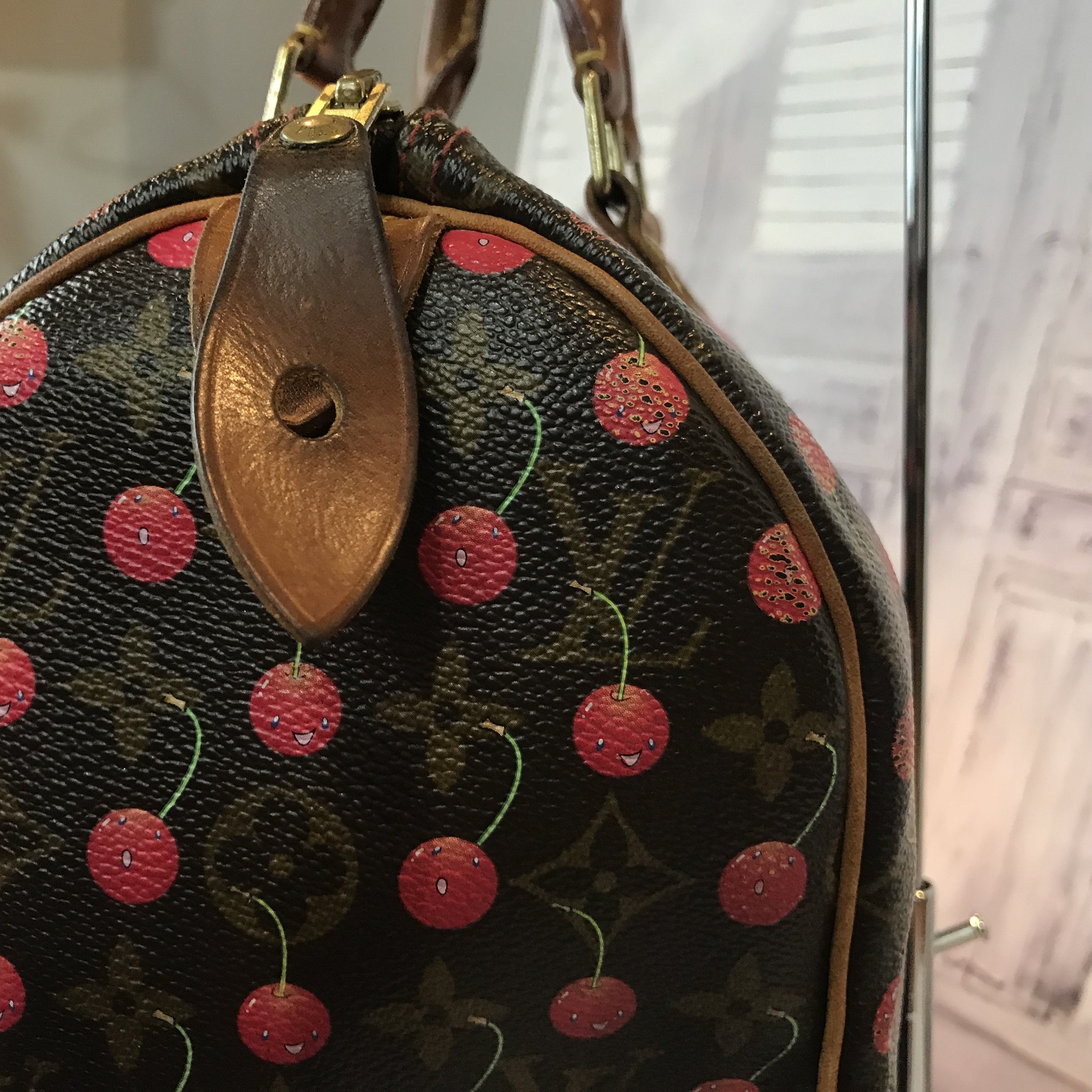 Vintage Louis Vuitton Cherry Cerises Monogram Speedy 25 – Madison Avenue  Couture