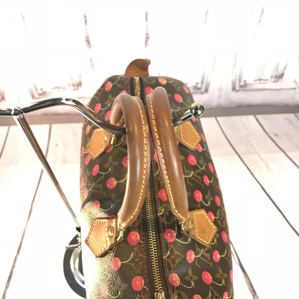 louis vuitton bag with cherries