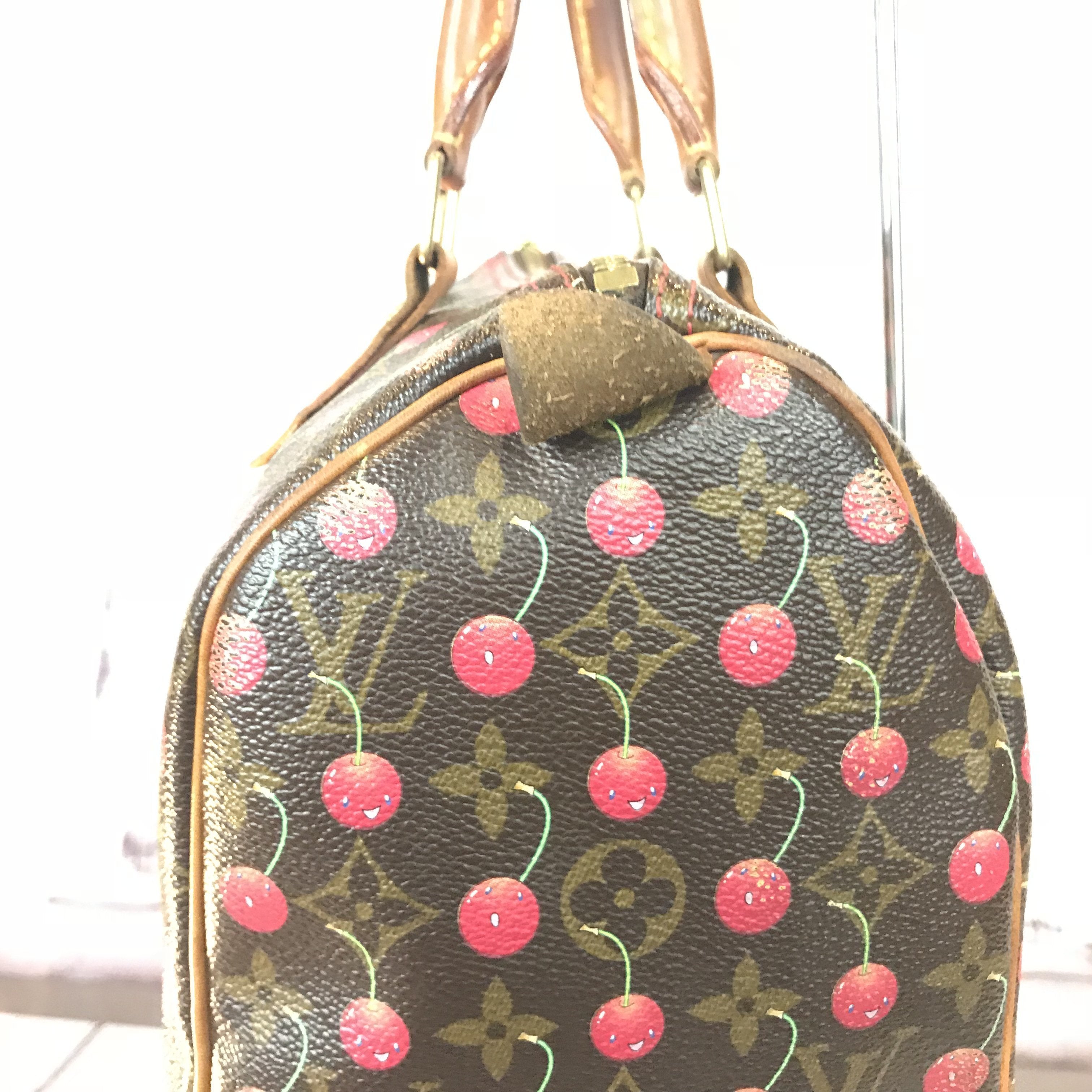 Unboxing of a Louis Vuitton cherries speedy 25 bag in rare cherry