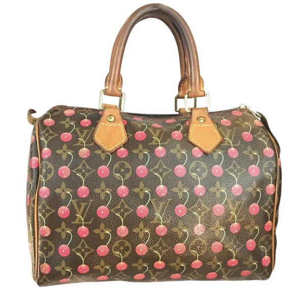 Louis Vuitton Speedy 25 Cherry Monogram Bag - Farfetch