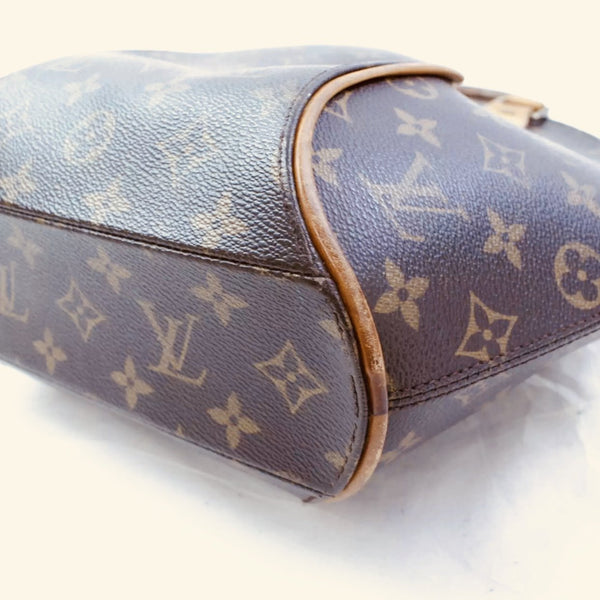 LV Vintage Monogram Ellipse Backpack, Women's Fashion, Bags