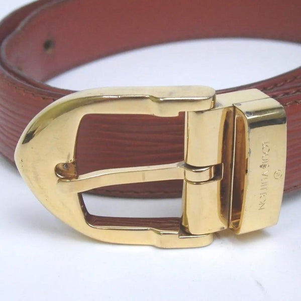 Louis Vuitton Men's Brown Epi Leather Belt – Luxuria & Co.