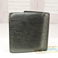 Louis Vuitton Epi Leather Bifold Wallet-Wallets & Clutches-Louis Vuitton-Black-JustGorgeousStudio.com