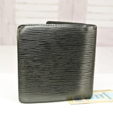 Louis Vuitton Epi Leather Bifold Wallet-Wallets & Clutches-Louis Vuitton-Black-JustGorgeousStudio.com