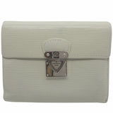 Louis Vuitton Epi Leather Koala Wallet-Wallets & Clutches-Louis Vuitton-White/Silver-JustGorgeousStudio.com