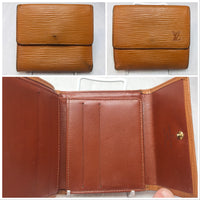 Louis Vuitton Tan Epi Leather Bifold Billfold Wallet / Snap Closure - Ruby  Lane