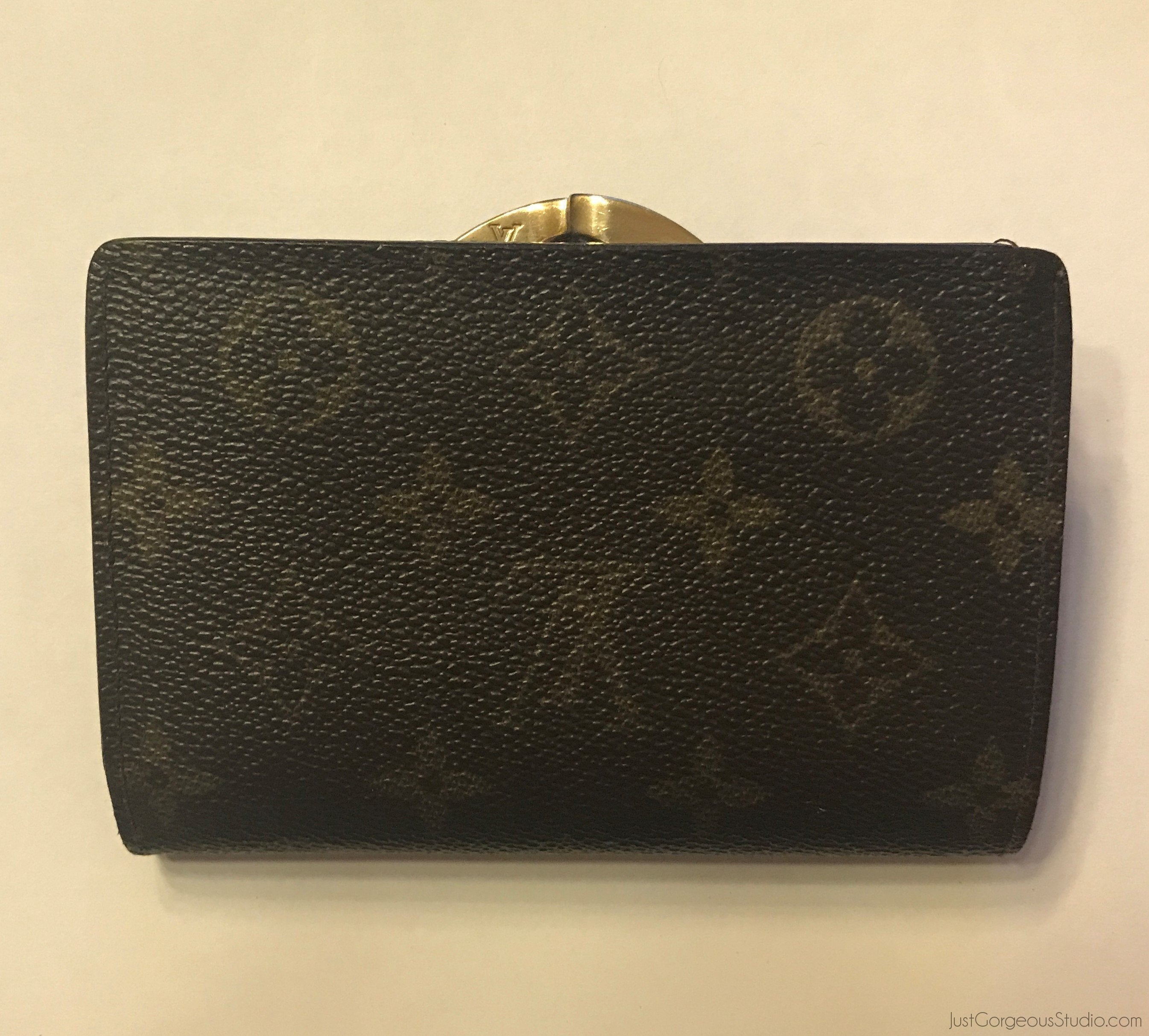 LV LV Unisex Coin Card Holder Monogram Eclipse Coated Canvas in 2023